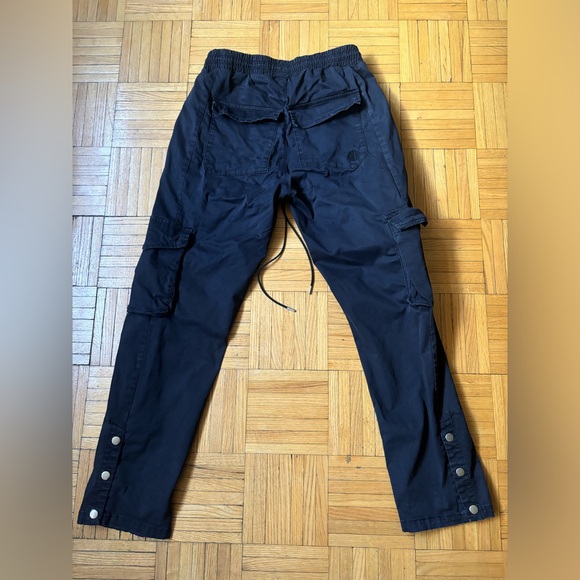 Zara x Rhuigi Snap Cargo Pant Size Medium Black Rhu Rhude Pants - Picture 3 of 6